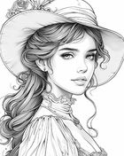 W świecie szyku. Kolorowanka. Fashionista