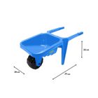 Wader, Gigant, taczka, niebieska