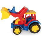 Wader, Gigant, traktor ładowarka, bez opakowania, czerwono-żółty, 60 cm