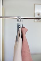 Wenko, Alessia, wieszaki, cienkie, szare, 21,5-41 cm, 20 szt.