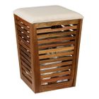 Wenko, Fondi, kosz na pranie z siedziskiem, 56 cm