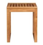 Wenko, Fondi, stołek łazienkowy z drewna akacji, wys. 46 cm