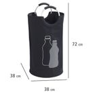 Wenko, kosz na butelki z uszami, 69 l