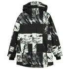 Wodoszczelna kurtka narciarska unisex oversize z kapturem NOWEAR