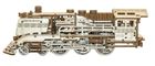 Wooden City, Lokomotywa i tory kolejowe, drewniane puzzle 3D