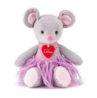 Woodyland, Mysz Akiko, maskotka, szara, 30 cm