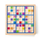Woodyland, sudoku, gra logiczna, drewniana, 30-27-3 cm