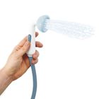 Yookidoo, zestaw kąpielowy: Prysznic słonik, niebieski + okrycie kąpielowe