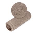 Yoonco, Ażur, kocyk bambusowy, mgiełka, beż