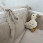 Yoonco, muślinowy ochraniacz do łóżeczka, krem