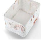 Zeller, płócienny koszyk, 28-21-16 cm