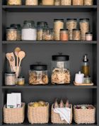 Zeller, słoik z metalową pokrywką, Kitchen essentials, ryflowane szkło