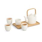 Zeller, Tavero, japoński zestaw do herbaty, kamionka, 6 elementów