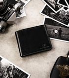 Zestaw prezentowy: Portfel, Brelok, czarny, skórzany, Peterson