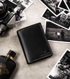 Zestaw prezentowy: Portfel, Brelok, czarny, skórzany, Peterson