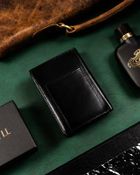 Zestaw prezentowy: Portfel skórzany, Brelok, czarny, Peterson