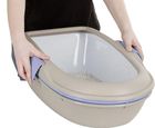 Zolux, Furba, kuweta z sitkiem 39-59-22 cm, jasnobrązowa