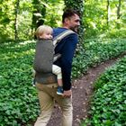 Kinderkraft, Huggy, nosidełko ergonomiczne, szare