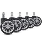 Sofotel, kółka gumowane do foteli, czarne, 5 szt.