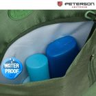 Peterson, plecak podróżny z miejscem na laptopa i portem USB, zielony