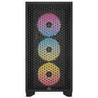 Corsair, obudowa komputerowa, 3000D Airflow RGB TG Mid-Tower, czarna
