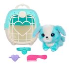 Scruff a Luvs, zwierzaczek kudłaczek, maskotka do kąpania, niebieski, 1 szt.