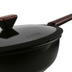 Starke Pro, Redwood, zestaw garnków z pokrywką i patelnia, 10 elementów