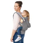 Kinderkraft, Huggy, nosidełko ergonomiczne, szare