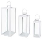 3 białe latarenki, 16.5-17.5-40 +21-22-54.5+26.5-27.5-70 cm