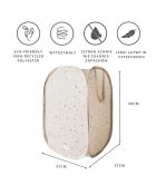 3 Sprouts, Pop-up, Terrazzo, kosz na pranie i zabawki, beige