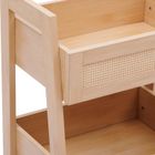 5five Simply Smart, Cane, regał z półkami z plecionką wiedeńską, 40-34,2-80 cm