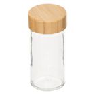 5five Simply Smart, Cozy, obrotowy pojemnik na przyprawy, 4 szklane słoiczki