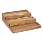 5five Simply Smart, Harmony, słoiki na przyprawy na drewnianej półce, 9 szt., 180 ml