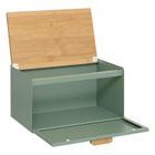 5five Simply Smart, Sensia, metalowy chlebak z bambusową pokrywą