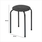 5five Simply Smart, taboret z miękkim siedziskiem, 46 cm