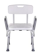 Actionmed, krzesło prysznicowe z oparciem i podłokietnikami