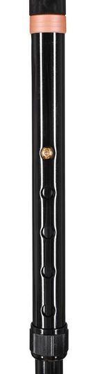 Actionmed, laska inwalidzka, składana, czarna