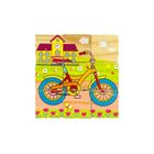 Adar, drewniane klocki obrazkowe, 9 elementów