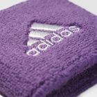 Adidas, Real Madryt, opaska tenisowa na nadgarstek, biało-fioletowa