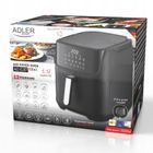 Adler, frytkownica beztłuszczowa, air fryer, 12 programów, 5,5l