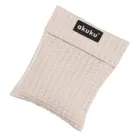 Akuku, termofor z pestkami wiśni w pokrowcu, beżowy, 13-16 cm