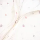 Albero Mio, Mini Hearts, śpiworek do spania, muślinowy,TOG 0.5, rozmiar M
