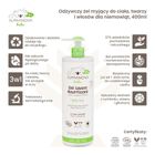 Alphanova Bebe, Bio, odżywczy żel myjący do ciała, twarzy i włosów dla niemowląt, 400 ml