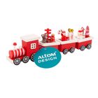 Altom Design, ciuchcia drewniana, 19-2.5-5.5 cm, czerwony