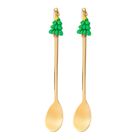 Altom Design, komplet 2 łyżeczek ozdobnych, color box, choinka