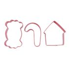 Altom Design, komplet 3 wykrawaczy nierdzewnych, Christmas Sweets