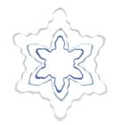 Altom Design, komplet 3 wykrawaczy nierdzewnych, Śnieżynka, 6-2cm, 9,5-2 cm, 12-2 cm