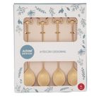 Altom Design, komplet 4 łyżeczek dekorowanych