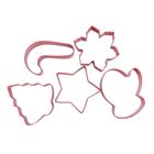 Altom Design, komplet 6 wykrawaczy nierdzewnych, Christmas Cookies