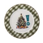 Altom Design, świąteczne drzewko, talerz deserowy nbc, 20 cm